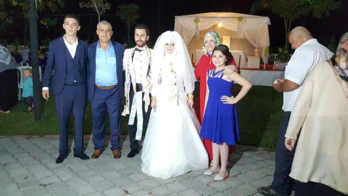 Sezer ve Tepecik ailelerinin mutlu günü