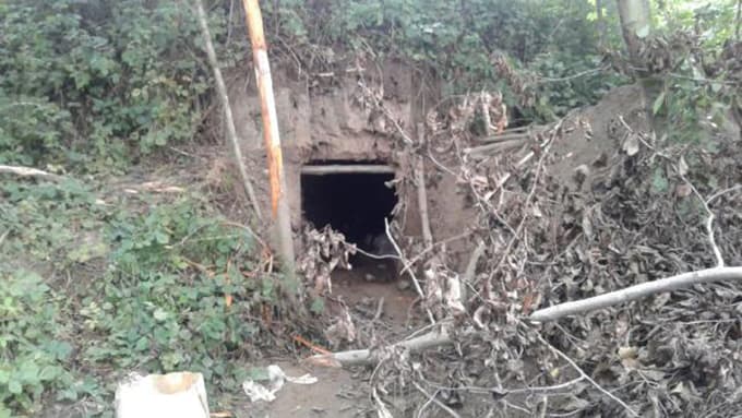 Akyazı'da sığınak bulundu