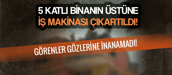 Görenler gözlerine inanamadı!