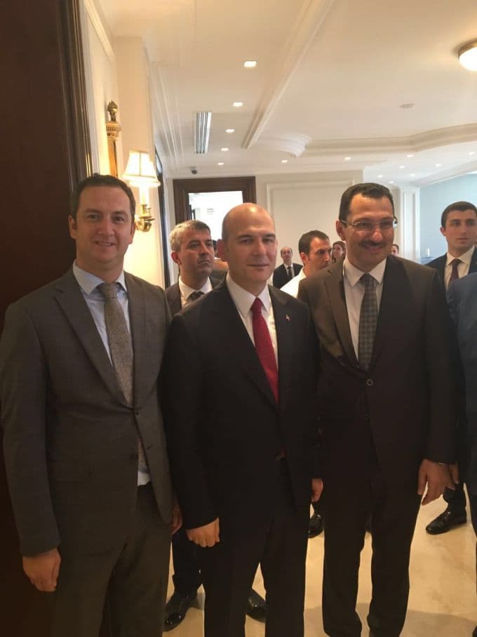 Süleyman Soylu'yu Sakarya'dan ilk onlar ziyaret etti