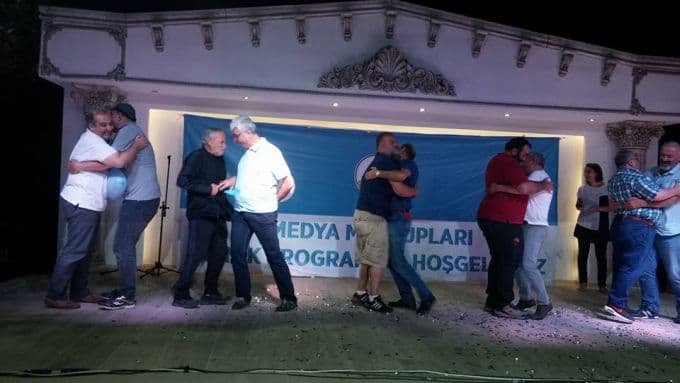 Gazeteciler gönüllerince eğlendi