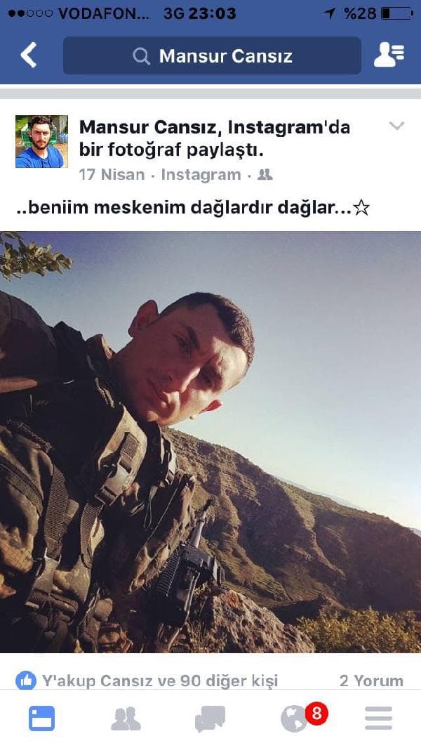 Sakarya'ya şehit ateşi düştü