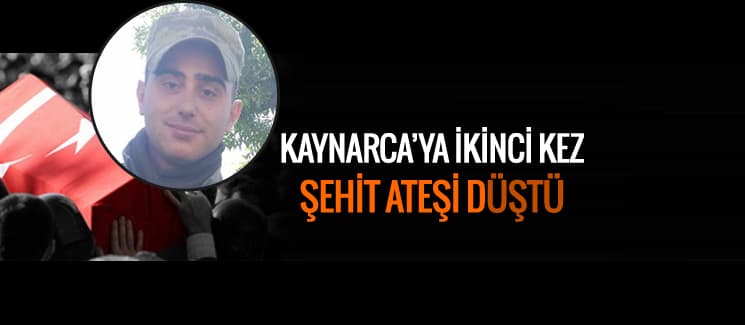 Kaynarca'ya ikinci kez şehit ateşi düştü
