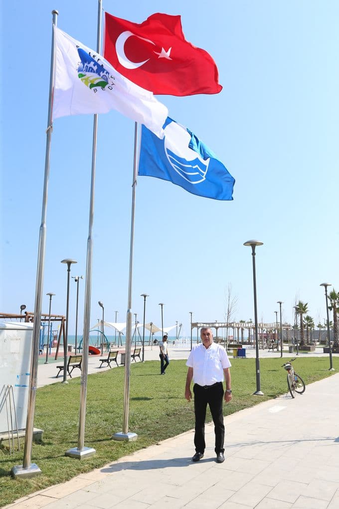 Karasu sahili Mavi Bayrak ile buluştu