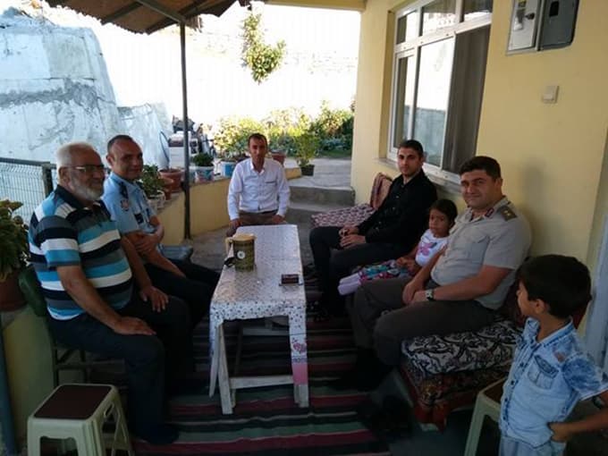 Taraklı Kaymakamı Gaziler, Şehit yakınlarını ziyaret etti