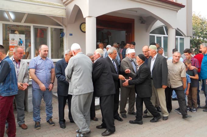 Budaklar'da geleneksel bayramlaşma yapıldı