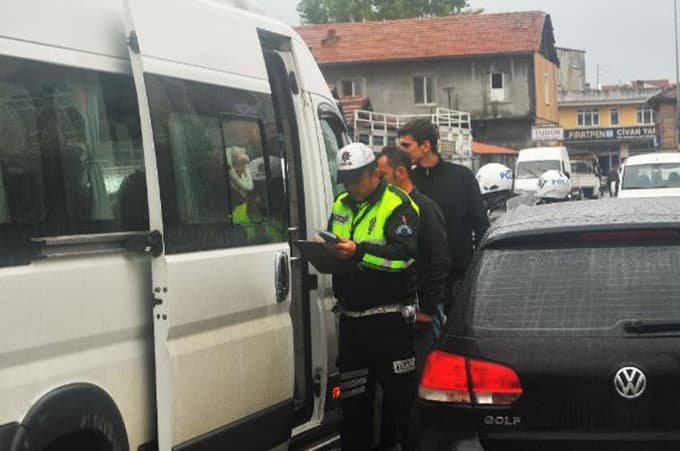Okul servisleri denetlendi