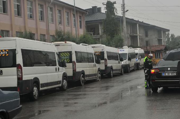 Okul servisleri denetlendi