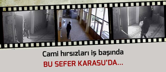 Camide yardım kutularındaki paraları çaldı
