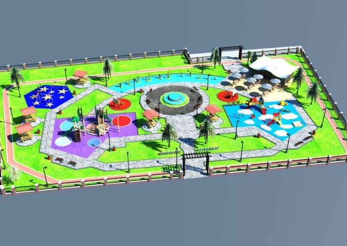 Başkan Dişli, Şeker Mahalle'deki temalı parkı inceledi