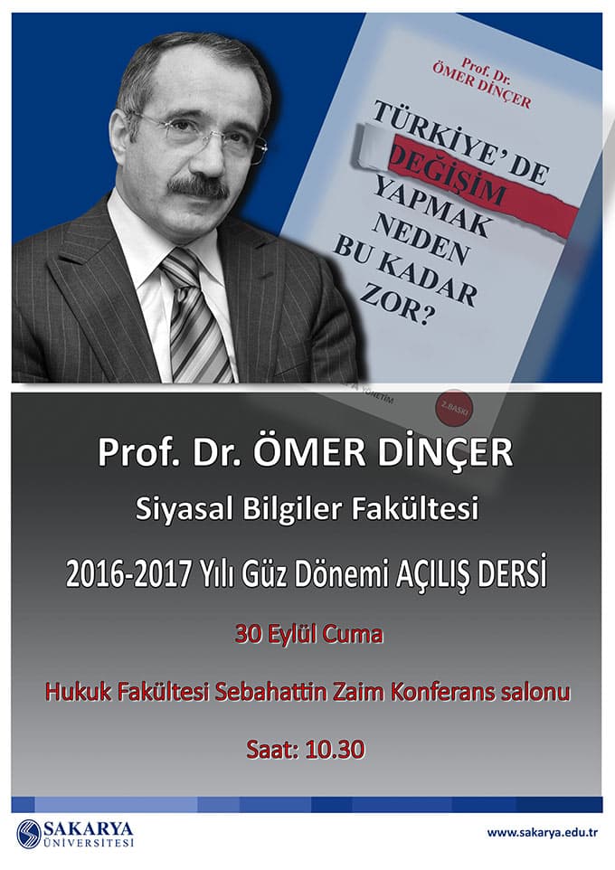 Eski Milli Eğitim Bakanı Sakarya'ya geliyor