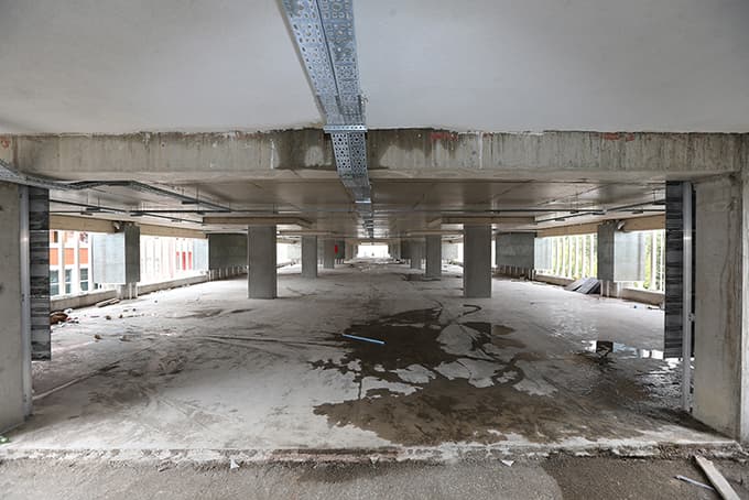 Şehir merkezine katlı otopark 
