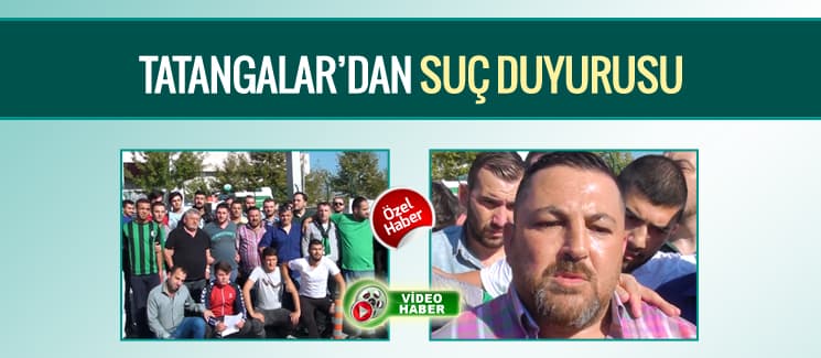 Sakaryasporlu taraftarlar suç duyurusunda bulundu
