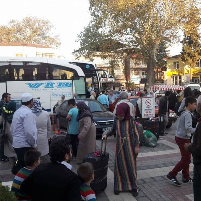 Geyveli hacılar kutsal topraklardan döndü
