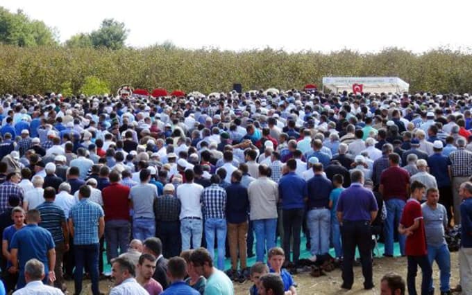 Kaynarca şehidini uğurladı