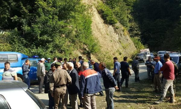 Köylülerin kestane toplama kavgası