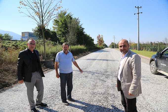 Kocaeli il sınırından Kurtköy'e yeni yol