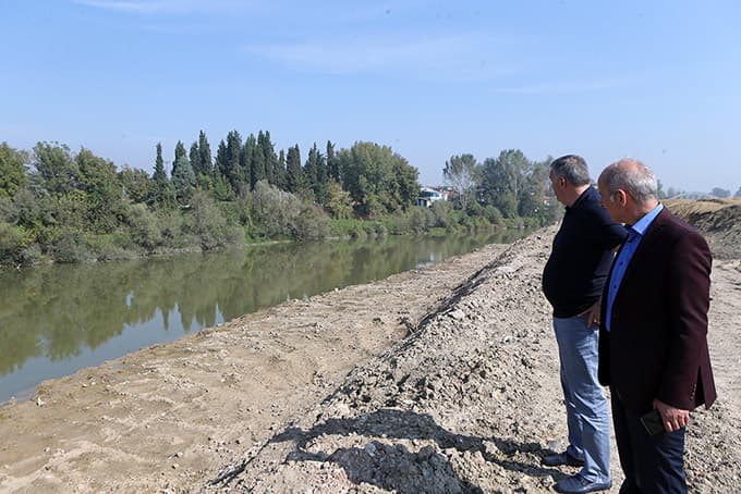 Sakarya Nehri genişliyor