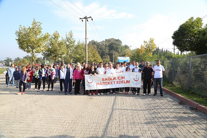 Sağlık İçin 10.000 adım atıldı