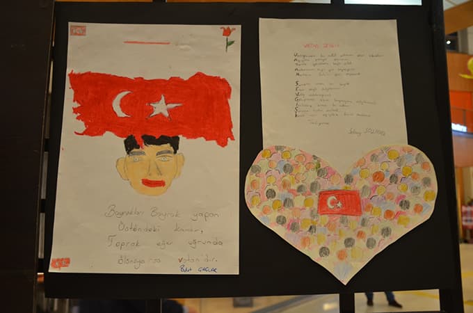'Sevgi' çocukları, 15 Temmuz'u resimleştirdi