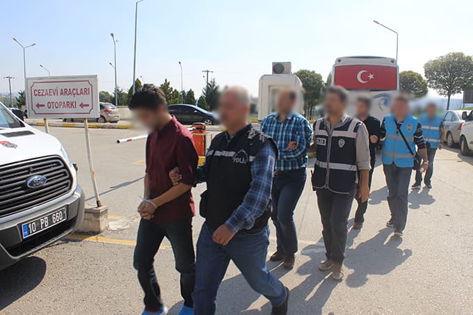 Sakarya'da ByLock'lu 10 kişi adliyeye sevk edildi