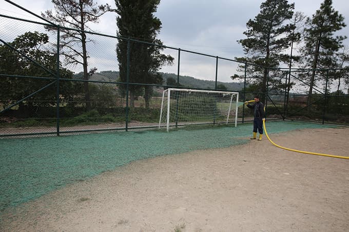 Futbol sahalarına, Hydro Tohumlama