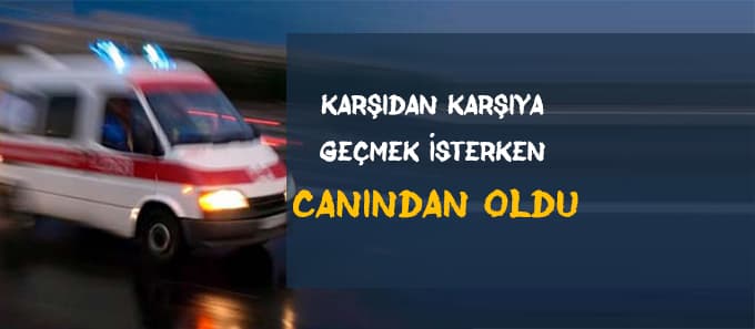 Karşıdan karşıya geçerken kamyon çarptı