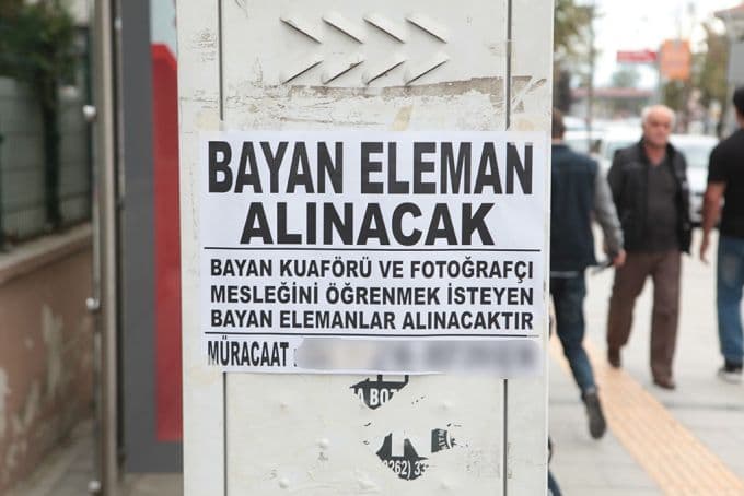 "İzinsiz afiş" uyarısı