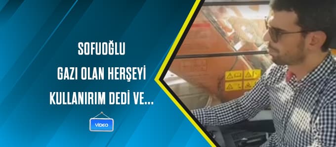 Sofuoğlu, 'Gazı olan herşeyi kullanırım' dedi 