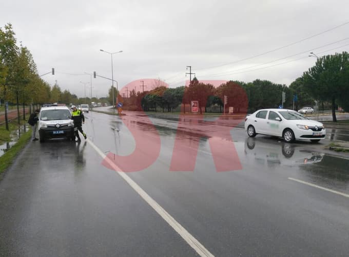 Yeni stad önünde kaza : 4 yaralı