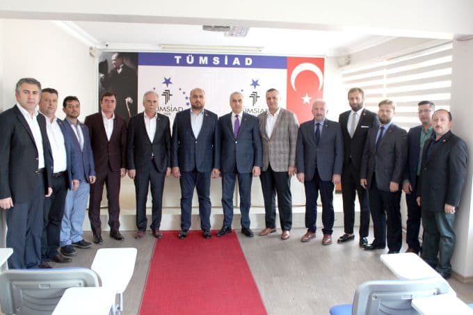 SATSO'dan TÜMSAİD'a "hayırlı olsun" ziyareti