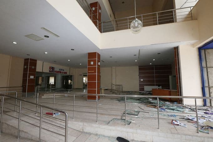 AFA'da yıkım başladı