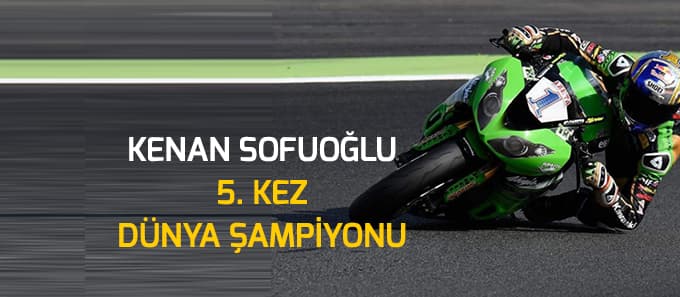 Kenan Sofuoğlu, 5. kez şampiyon