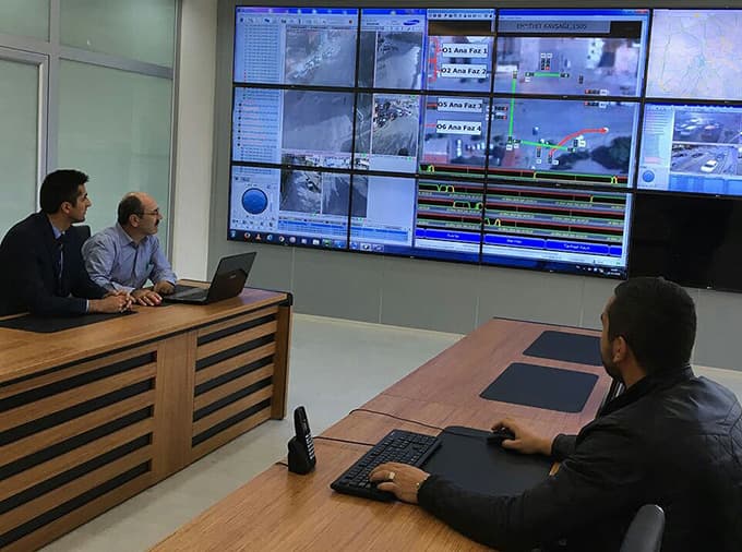 Şehrin trafiği 7/24 buradan izleniyor