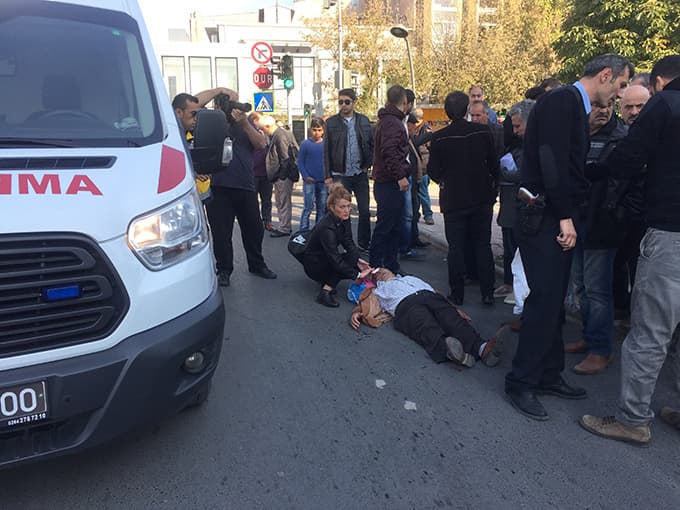 Şehir merkezinde ters yöne girdi!