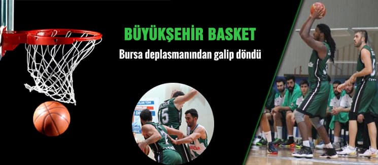 Büyükşehir Basket, yeniden galip geldi