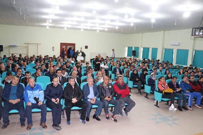 Okul Sporları Yarışmaları için toplandılar