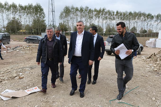 Toçoğlu, o binada inceleme yaptı