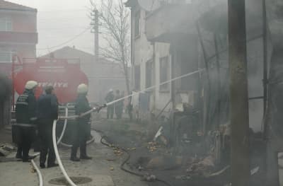 Yanan İnsan Cesedi mi?