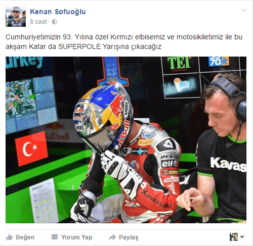 Kenan Sofuoğlu, sezonu Katar'da kapatıyor