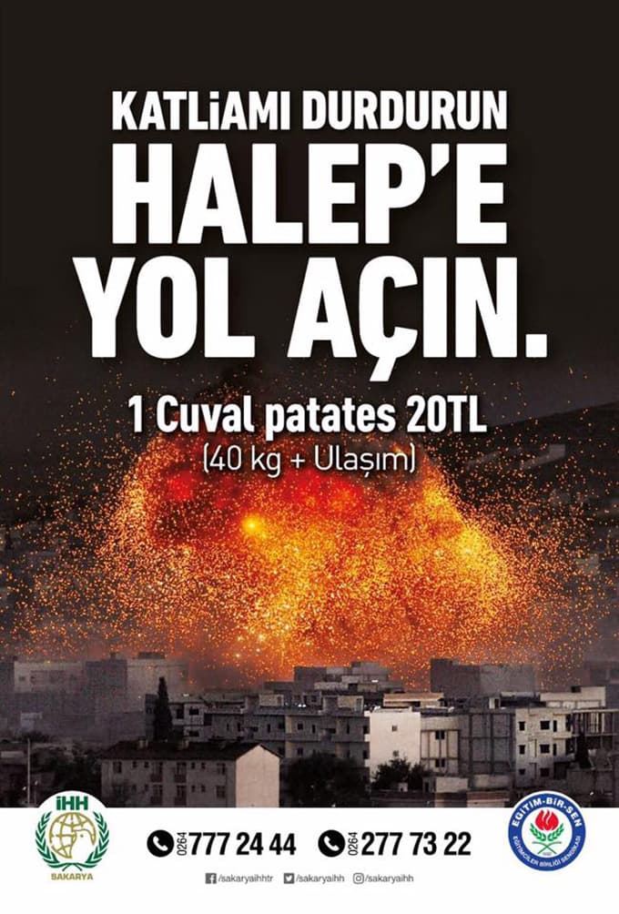 Eğitim-Bir-Sen'den Suriye Yardım Kampanyası