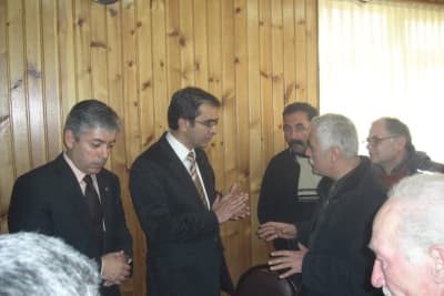 Cem Hatunoğlu, Hendek Esnafıyla Buluştu