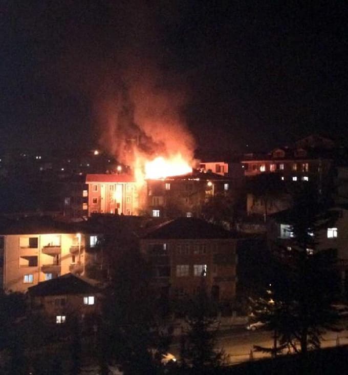 Adapazarı'nda yangın paniği!