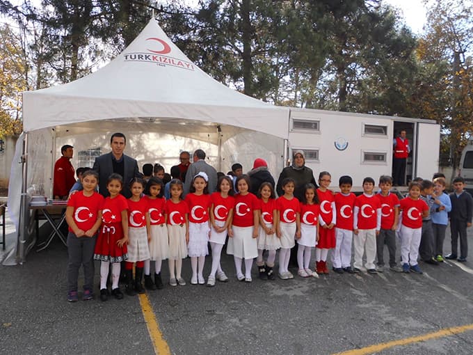O okulda Kızılay Haftası sebebiyle etkinlik yapıldı