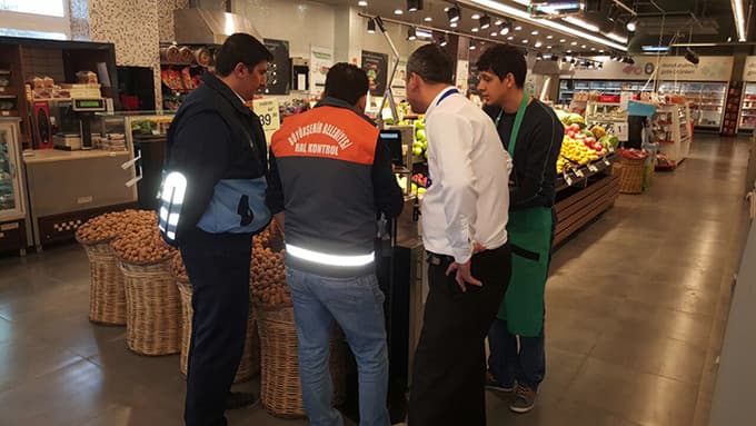 Zabıtadan, esnafa bilgilendirme ziyareti
