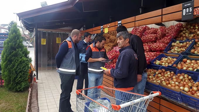 Zabıtadan, esnafa bilgilendirme ziyareti