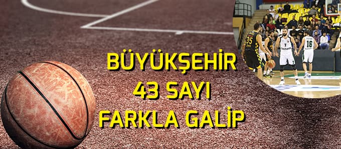 Büyükşehir 43 Sayı Farkla Galip