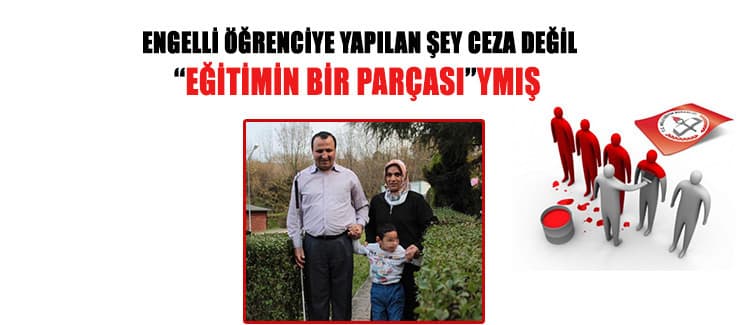 Öğretmen, engelli öğrencisini aç bıraktı!