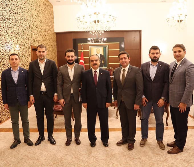 Gökhan Korkmaz'dan Vali Coş'a ziyaret