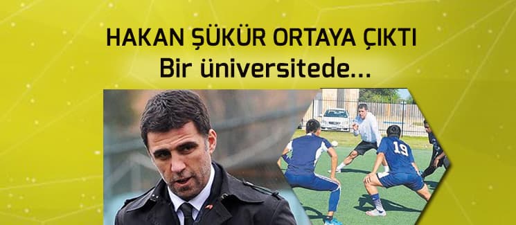 Hakan Şükür, bir üniversitede ders vermeye başlıyor